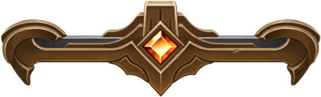 Clash Level 5 Flag Frame - League Of Legends Frame (640x210), Png Download