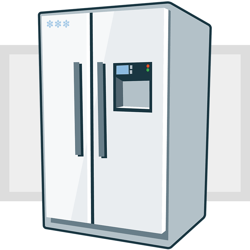 View Selection - Refrigerators - Refrigerator Drawing (800x800), Png Download