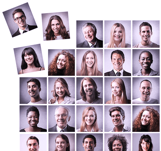 You Will Build A Network Of Partners That Will Help - 10 Caras De Personas (562x526), Png Download