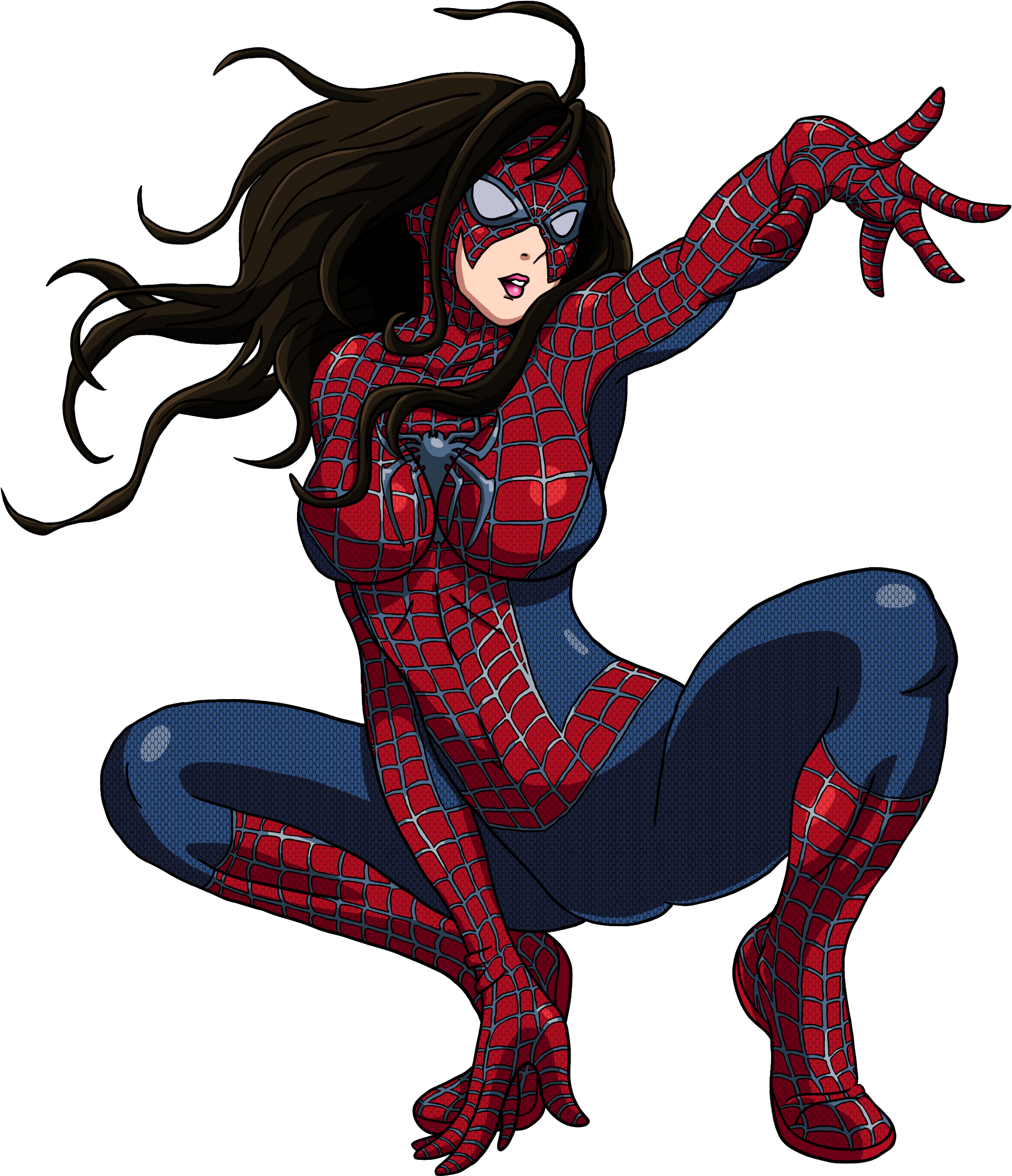 Spider-woman Png Pic - Spider Woman Tobey Maguire (3504x2544), Png Download