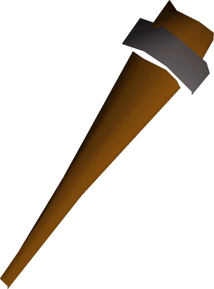 An Unlit Torch May Be Used With A Tinderbox To Get - Unlit Torch (737x991), Png Download