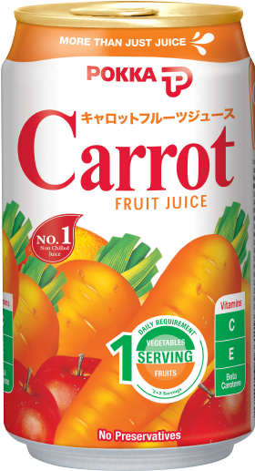 Carrot Fruit Juice - Pokka Carrot Fruit Juice (450x750), Png Download