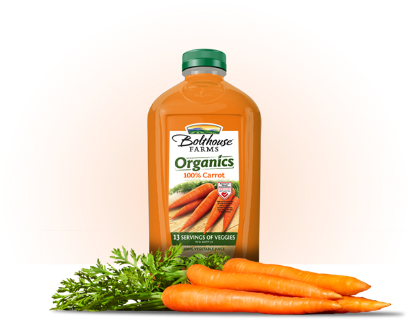 Organic Carrot Juice - Bolthouse Farms Strawberry Banana Fruit Juice Smoothie (602x556), Png Download