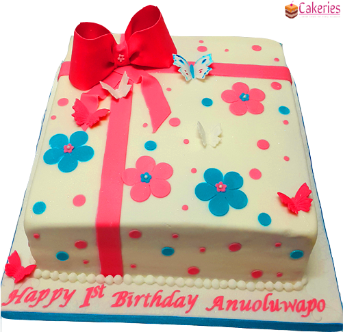 1st Birthday Cake - Birthday Cake (500x500), Png Download