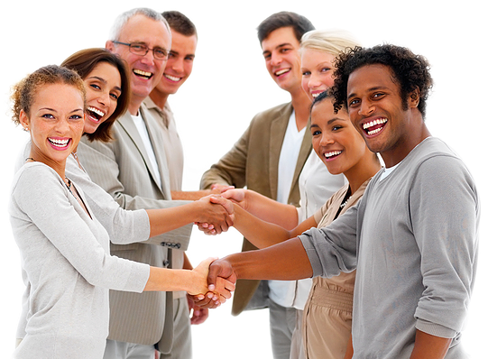 Commerce Capital Advance- Working To Advance Business - Business People Shaking Hands (990x397), Png Download