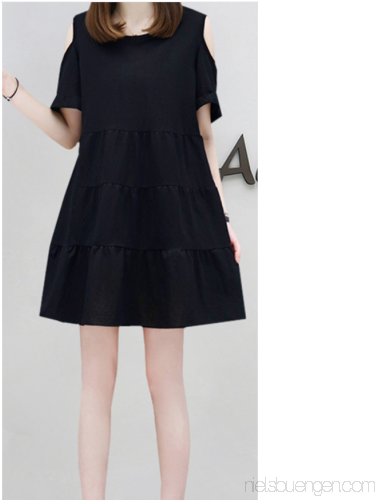 Korean Style Fashion Dress Women Girls Loose A-dress - Girls Summer Dresses (500x500), Png Download