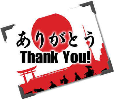 A Big Thank You To All The Volunteers That Made This - Thank You Japan Style (450x350), Png Download