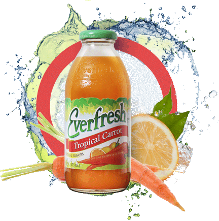 Ever Fresh Tropical Carrot Juice (432x435), Png Download