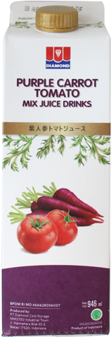Diamond Purple Carrot Tomato Juice 946 Ml - Diamond Juice Purple Carrot Tomato (500x500), Png Download
