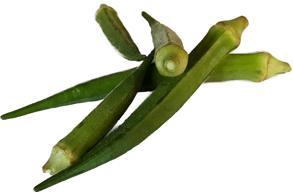 Bhindi Ladies Finger - Okra (1000x1000), Png Download