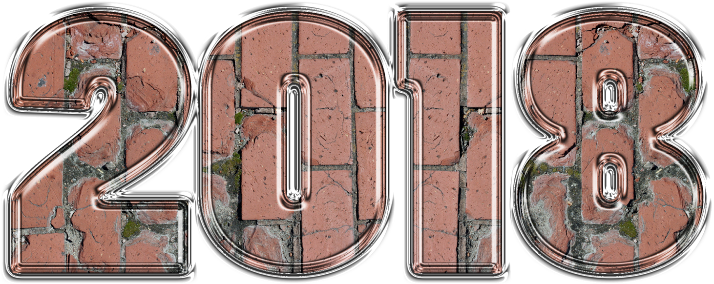 2018 3d Download Greetings And Happy New Year 2018 - Plywood (1600x914), Png Download