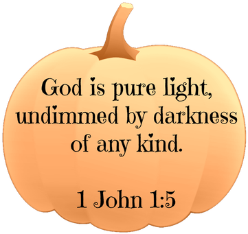 I Love Cool Mornings And Evenings, The Sound Of Dried - Pumpkin Bible Verse (374x374), Png Download