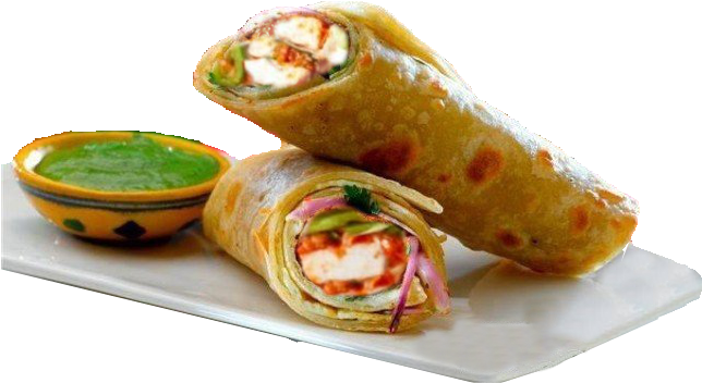 Hi Everyone, Please Find Below A Recipe For Home Style - Veg Kathi Roll Png (670x354), Png Download