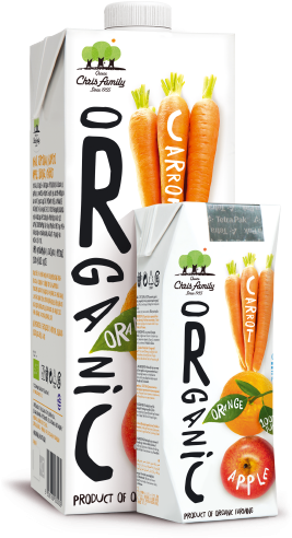 Organic Orange, Apple & Carrot Juice - Χυμοι Χριστοδουλου (266x519), Png Download