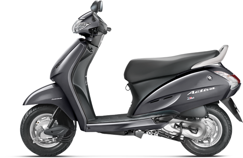 Hero Motocorp Glamour Alternative - Honda Activa 5g Metallic Grey (499x345), Png Download