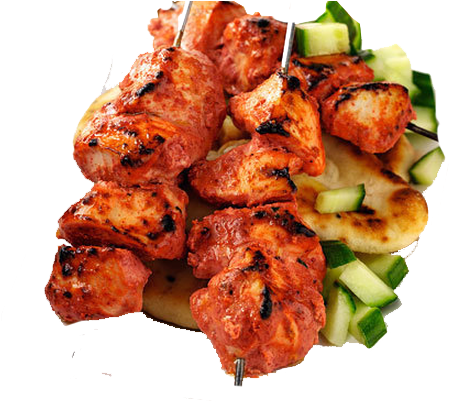 Pepper's Curry Night - Kebabs Png (477x488), Png Download