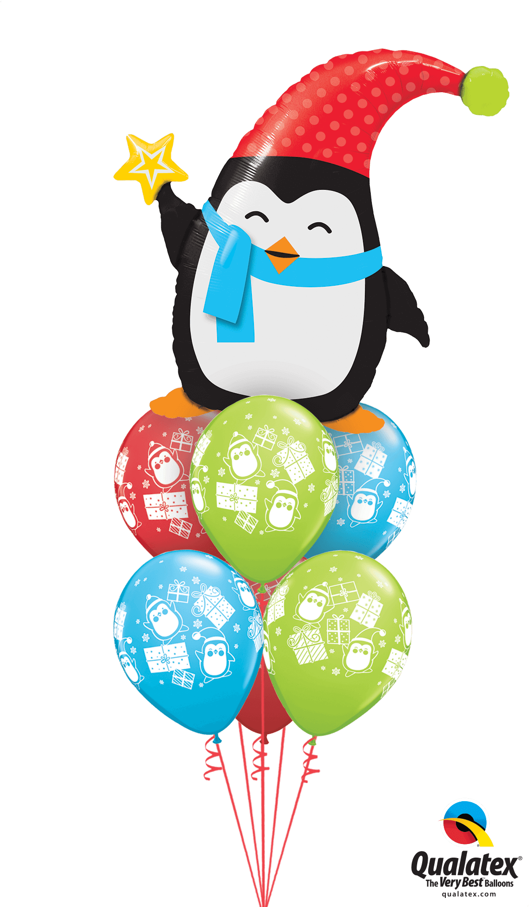 Christmas Balloon Display - 15cm Qualatex Latex Quicklink Blush 50 Count (1050x1800), Png Download