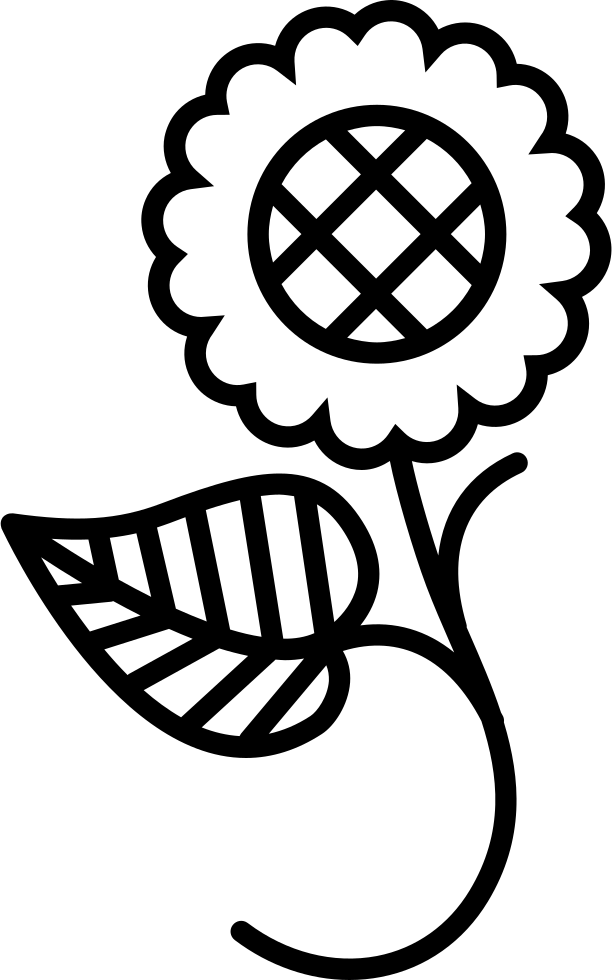 Floral Design Of One Flower On A Branch With One Leaf - Toyota Clutch Cover Aisin R2 (612x980), Png Download