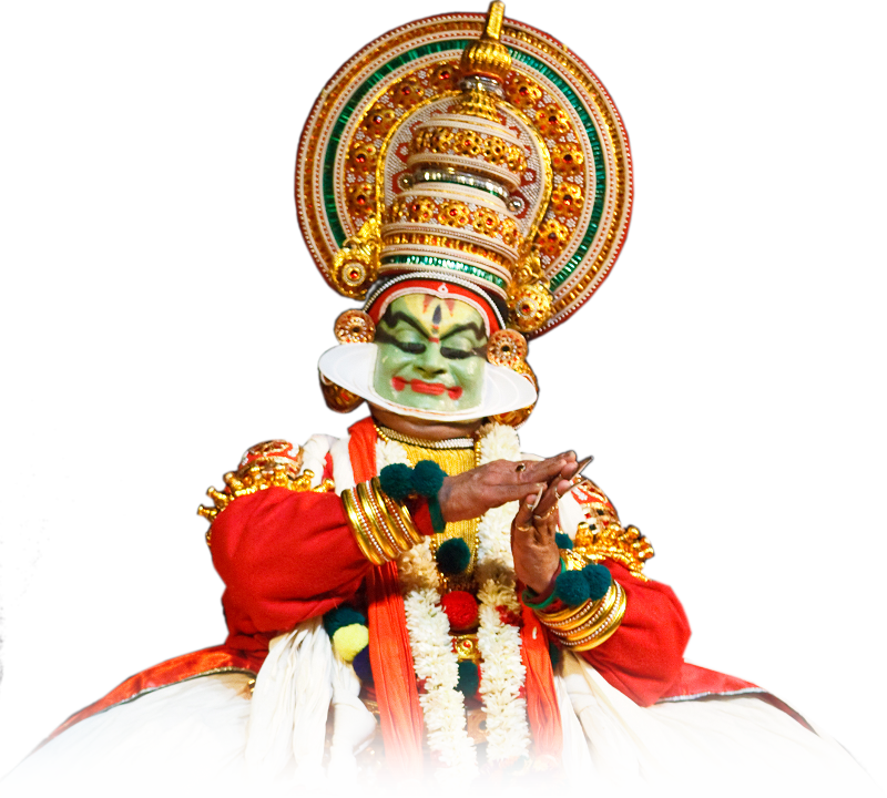 Kathakali Namaskar Png Pictures To Pin On Pinterest - Kathakali Hd Png (800x720), Png Download