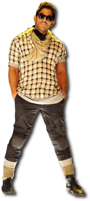 Fanz Workz - Allu Arjun Photos Png (374x702), Png Download