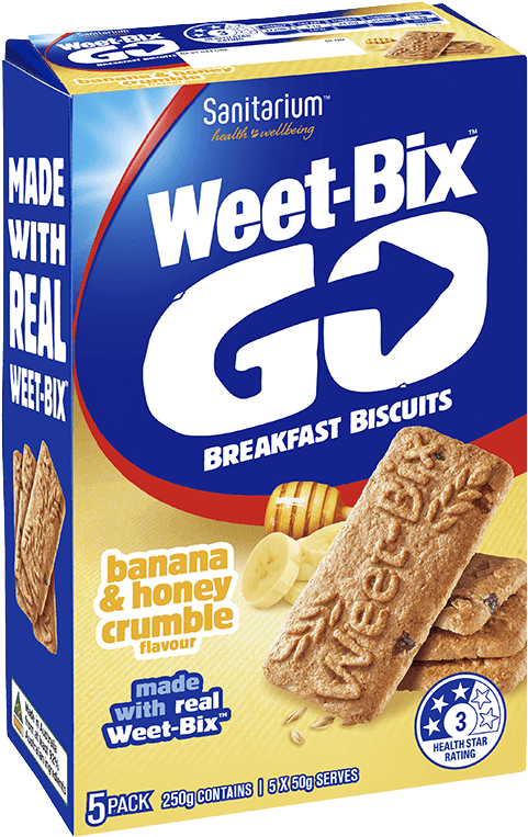 Sanitarium Weet-bix Go Breakfast Biscuits Vanilla (1200x1000), Png Download