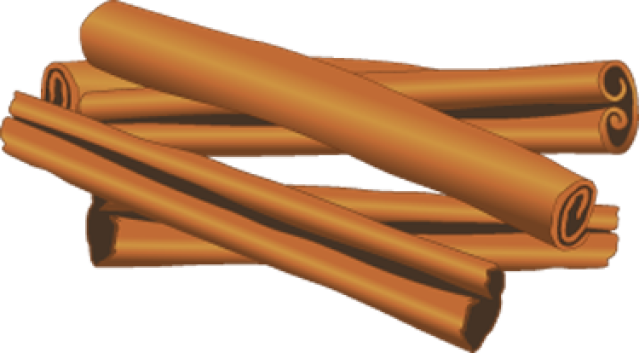 Spices And Herbs - Cinnamon Sticks Clipart Png (639x353), Png Download