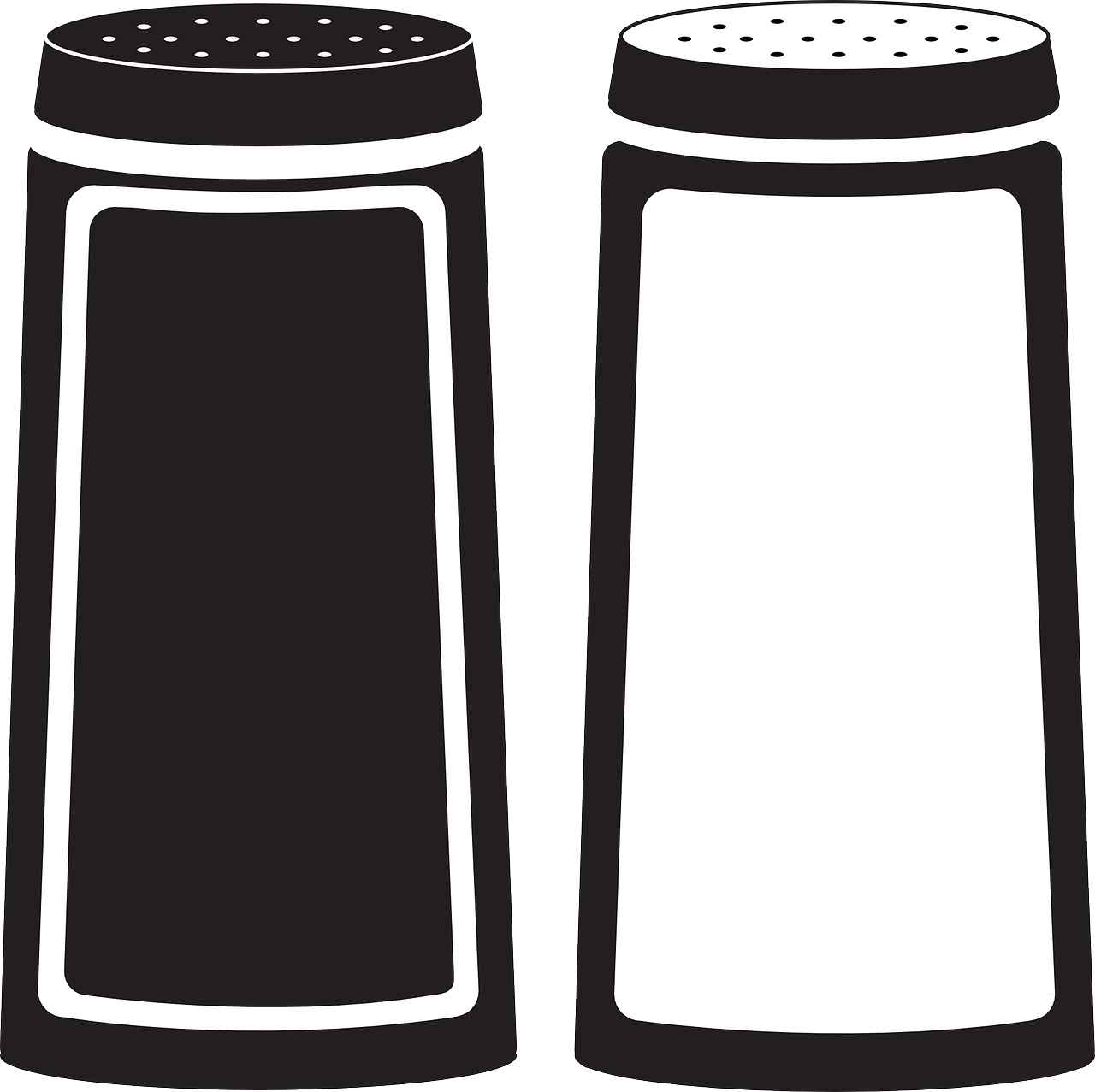 All Photo Png Clipart - Salt And Pepper Shakers Clipart (751x750), Png Download