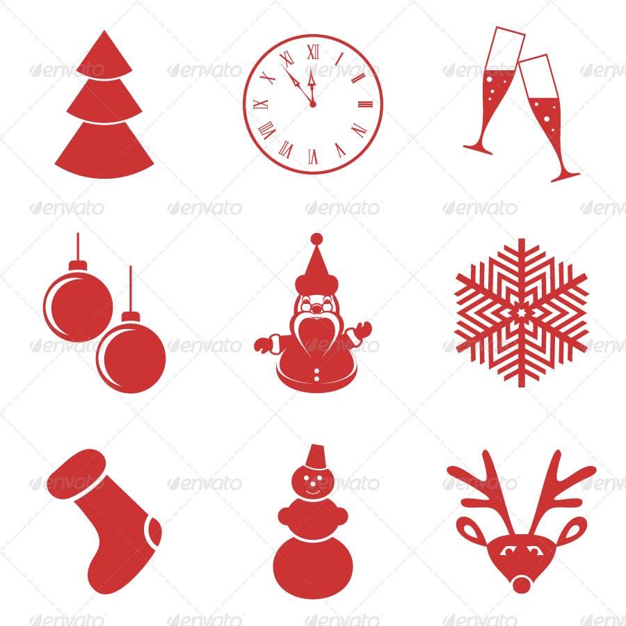 New Year Icons - Circle (900x900), Png Download