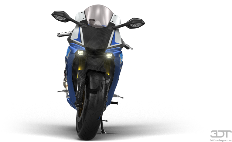 Yamaha Yzf R1 Sport Bike - 3d Tuning (1004x500), Png Download