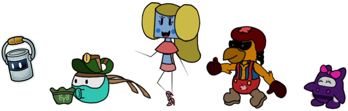 Huey Paint Meter, Huey Hint, Cut Out Edwin Suction - Cartoon (1206x406), Png Download