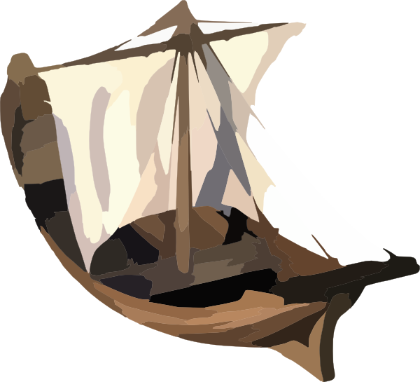 Small - Old Fishing Boat Png (600x545), Png Download