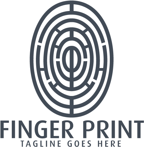 Fingerprint Logo Design - Product (1500x1000), Png Download