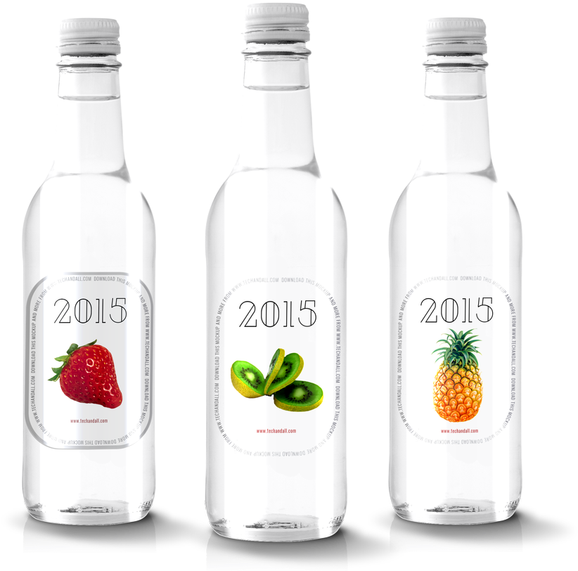 Three Bottles Of Transparent Fruit Juice - Escova G Hair Inoar (1024x1024), Png Download