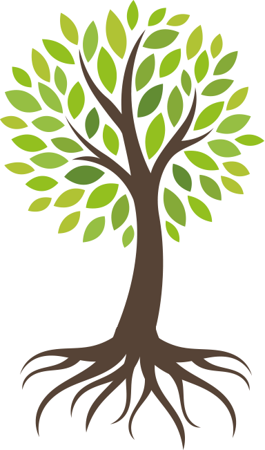 Dead Branches - Wall Sticker Green Floral Trees (four Pack) (384x651), Png Download