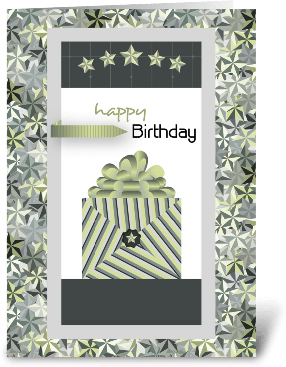 Five Star Birthday Greeting Card - Five Star - Partner Birthday Card (700x792), Png Download