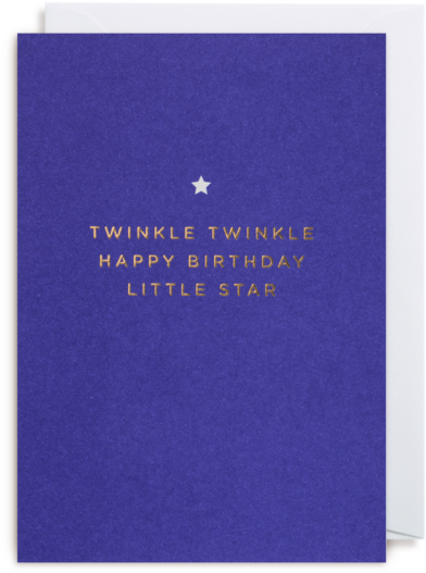 Star Twinkle Lagom Happy Birthday Funky Quirky Unusual - Book Cover (560x600), Png Download