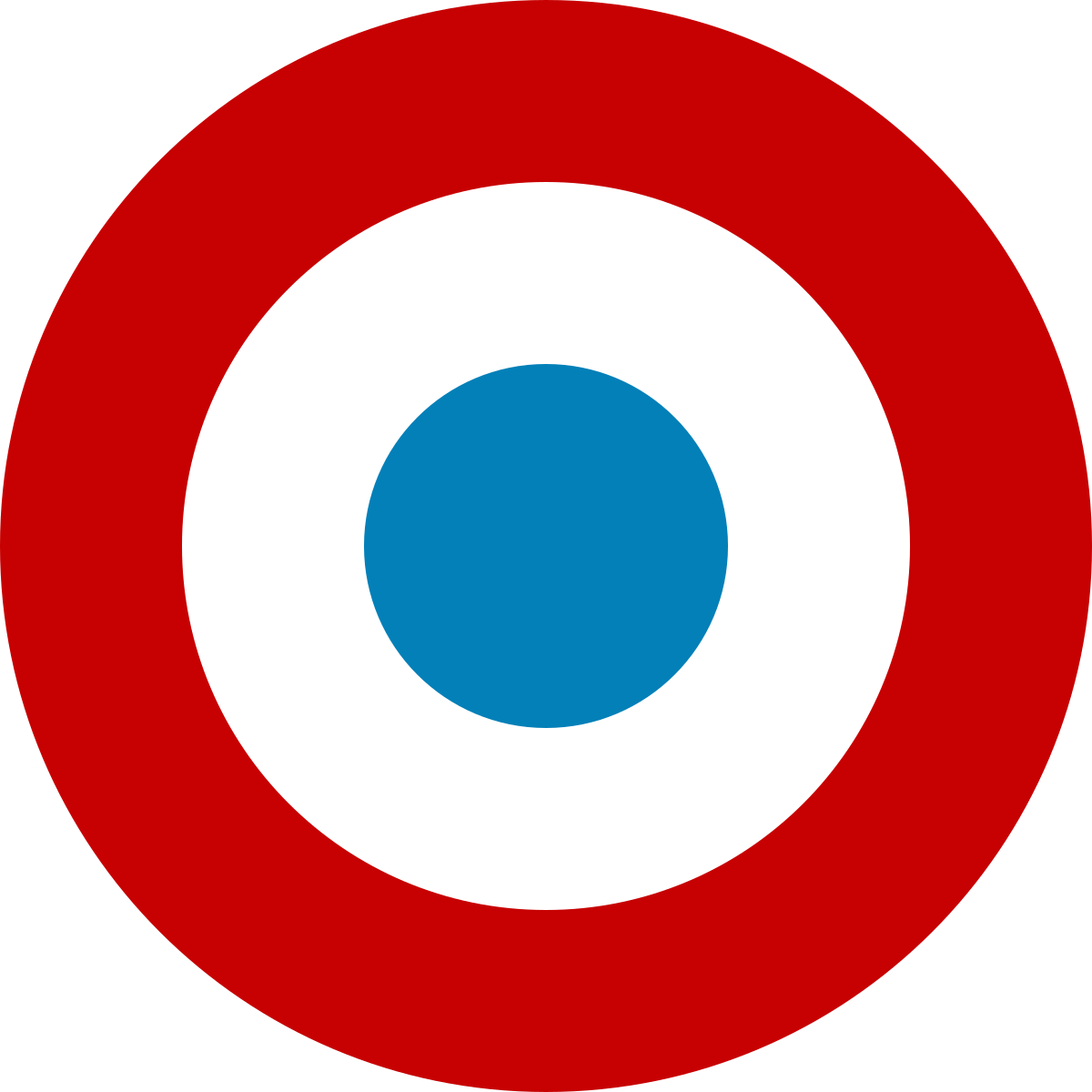 French Air Force Roundel (1200x1200), Png Download