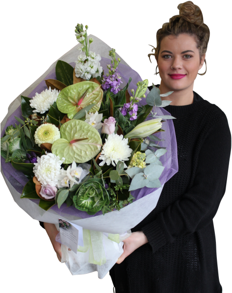 Back To Top - Flower Bouquet (494x600), Png Download