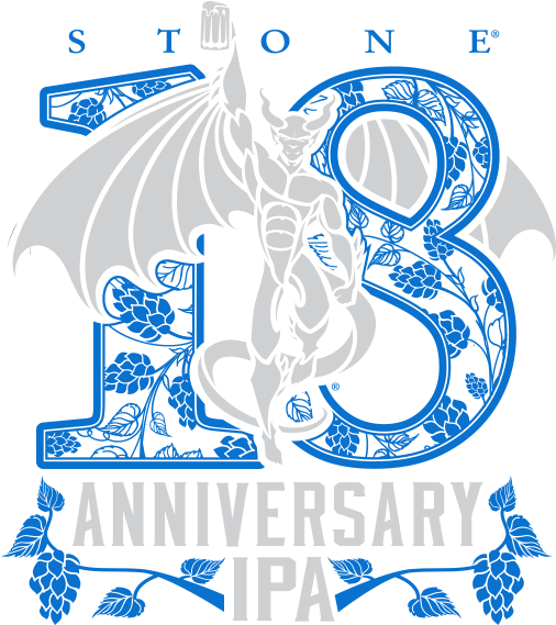 Stone 18th Anniversary Ipa - Anniversary (600x600), Png Download
