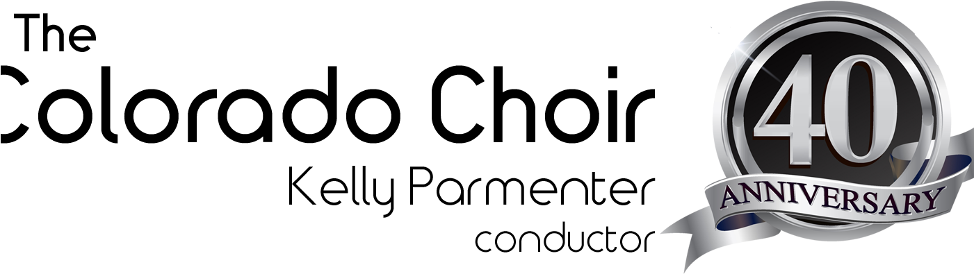 Colorado Choir New Logo 40th Anniversary - Colorado (1400x403), Png Download