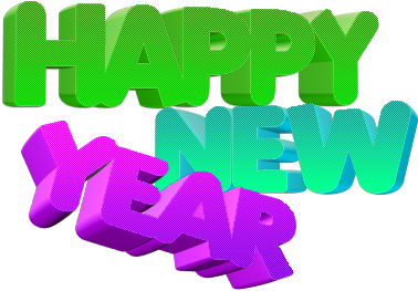 Happy New Year Png 2 By Nyaakemichan - Happy New Year Png (436x308), Png Download