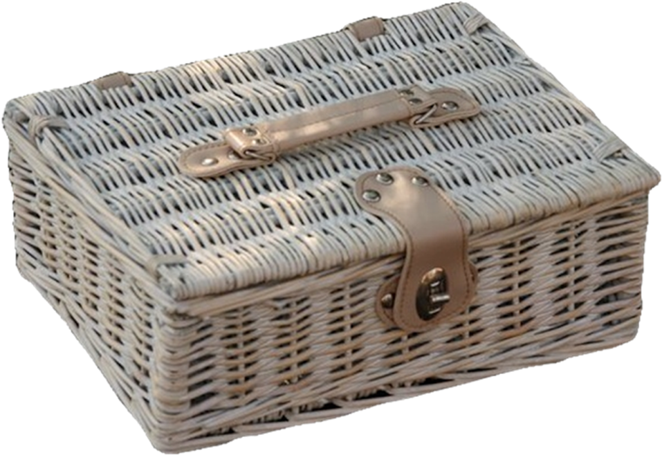 Provence 30cm Standard Empty Picnic Basket, £12 - Red Hamper Provence 30cm Standard Empty Picnic Basket (1000x724), Png Download