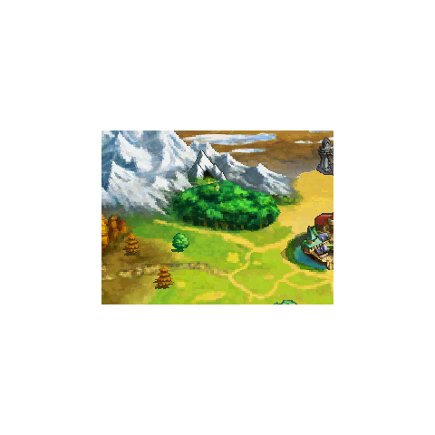Ice Mountain On The World Map - Final Fantasy Crystal Chronicles Echoes (480x480), Png Download