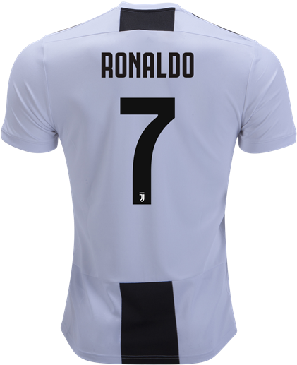Adidas Cristiano Ronaldo Juventus Home Jersey 18/19 - Ronaldo Juventus Jersey 2018 19 (550x550), Png Download