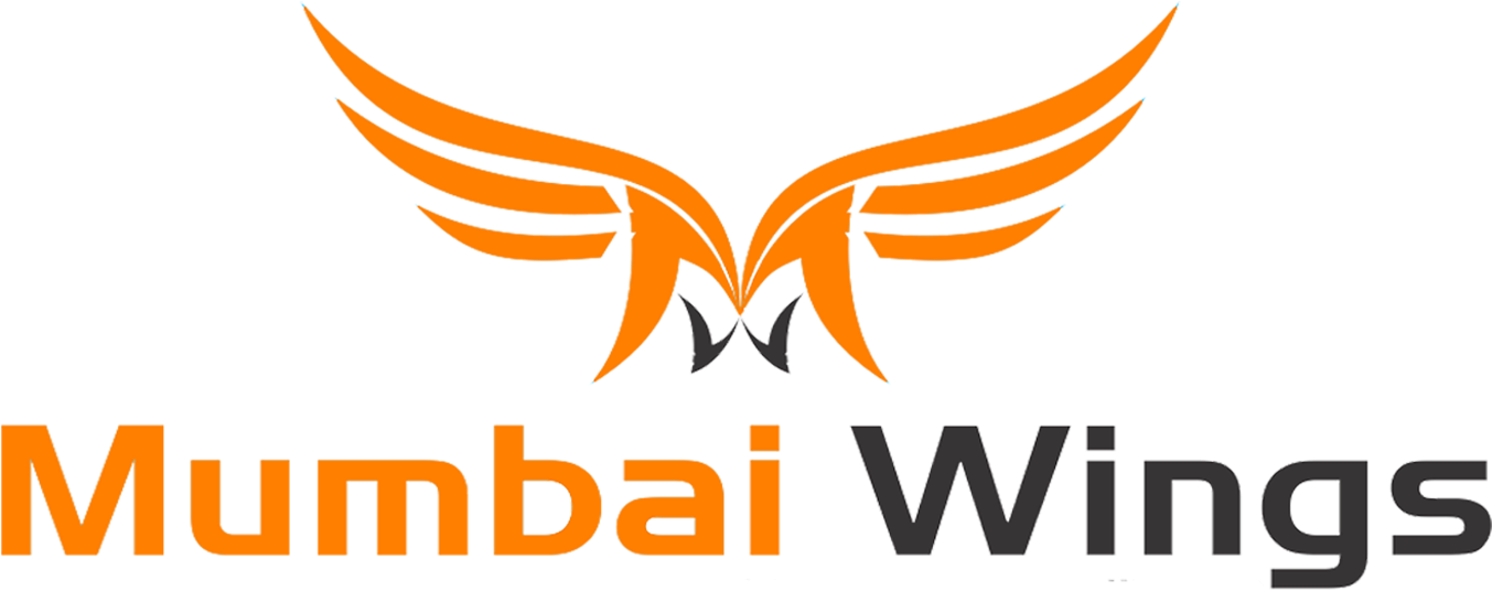Mumbai Wings Is One Of The Best Seo Agency - Logo Text Png Wings (1360x695), Png Download