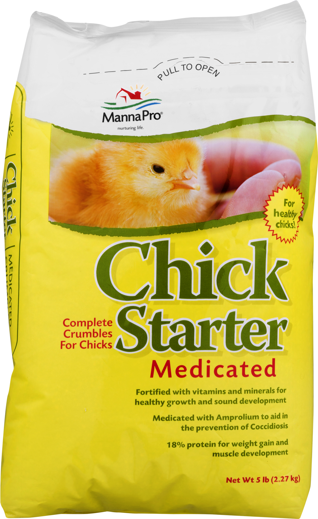 Manna Pro Chick Starter Crumbles Medicated 5 Lb (1800x1800), Png Download
