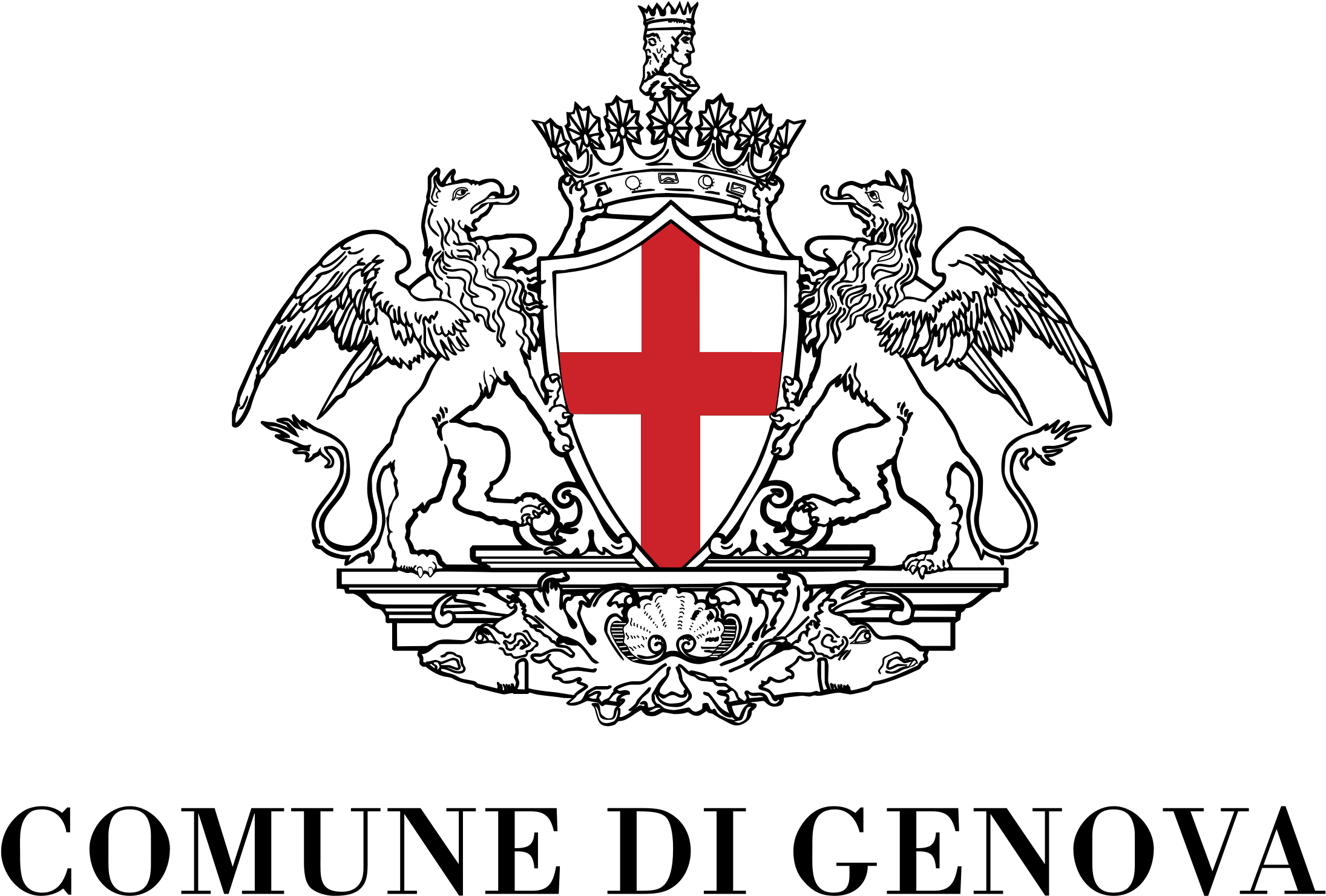 Comune Di Genova Logo Png Transparent - Logo Comune Di Genova Vettoriale (2400x2400), Png Download