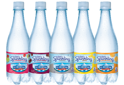 Com Try Ice Mountain Brand Sparkling Spring Water - Ice Mountain Sparkling Mandarin Orange Natural Spring (576x302), Png Download