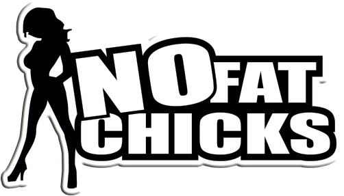 No Fat Chicks Sticker (502x287), Png Download