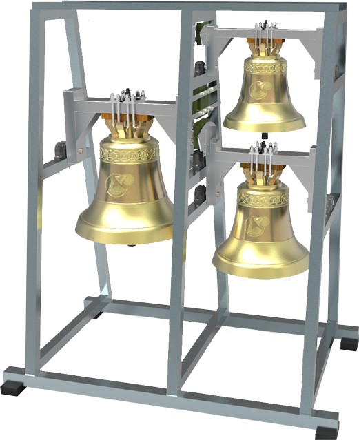 Modern Bells' Constructions - Bell (521x639), Png Download